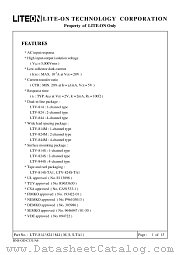 LTV-834M datasheet pdf Lite-On Technology Corporation