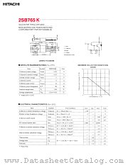 2SB765K datasheet pdf Hitachi Semiconductor