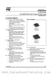 UPSD3352DV-40U6T datasheet pdf ST Microelectronics