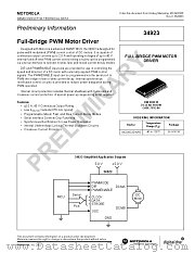 MC34923 datasheet pdf Motorola
