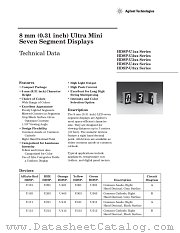 HDSP-U401-00000 datasheet pdf Agilent (Hewlett-Packard)