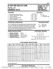 1517-80F datasheet pdf Data Delay Devices Inc