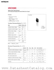 2SC4589 datasheet pdf Hitachi Semiconductor