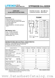STPR820DB datasheet pdf Lite-On Technology Corporation