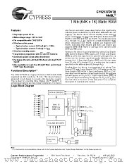 CY62127DV30L-70BVI datasheet pdf Cypress