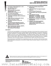 MSP430C33X datasheet pdf Texas Instruments