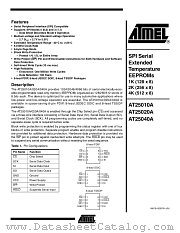 AT25040A-10PQ-2.7 datasheet pdf Atmel