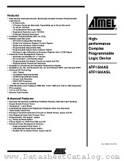 ATF1504ASL-20AC100 datasheet pdf Atmel