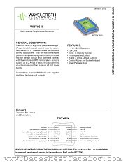 WHY5640 datasheet pdf Wavelength Electronics