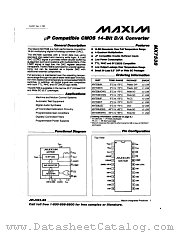 MX7538SQ datasheet pdf MAXIM - Dallas Semiconductor