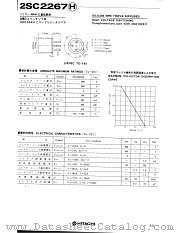 2SC2267 datasheet pdf Hitachi Semiconductor