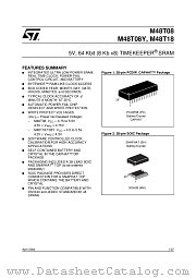 M48T18-150PC1TR datasheet pdf ST Microelectronics