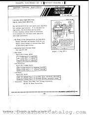 TA727OP datasheet pdf TOSHIBA
