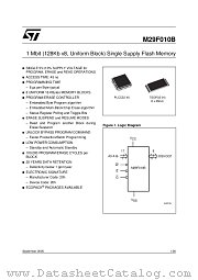 M29F010B90P6T datasheet pdf ST Microelectronics