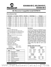 93C66CXTEPG datasheet pdf Microchip