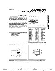 MAX437ESA datasheet pdf MAXIM - Dallas Semiconductor