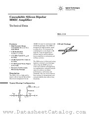 MSA1110 datasheet pdf Agilent (Hewlett-Packard)