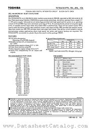 TC554161FTL-10L datasheet pdf TOSHIBA