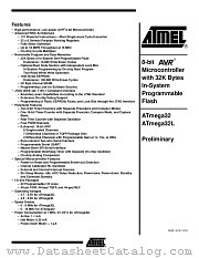 ATMEGA32-16AI datasheet pdf Atmel