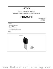 2SC5470 datasheet pdf Hitachi Semiconductor