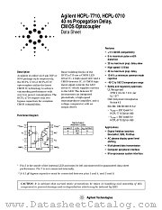 HCPL-0710-XXXE datasheet pdf Agilent (Hewlett-Packard)