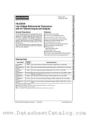 74LCX245MTCX_NL datasheet pdf Fairchild Semiconductor