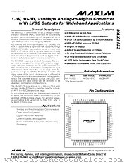MAX1123EGK datasheet pdf MAXIM - Dallas Semiconductor