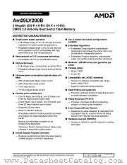 AM29LV200BB-90FE datasheet pdf Advanced Micro Devices