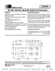 CS5340-CZZ datasheet pdf Cirrus Logic