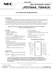 UPD7564ACSA datasheet pdf NEC