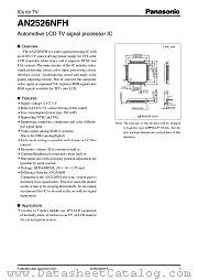 AN2526NFH datasheet pdf Panasonic