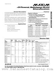 MAX237D datasheet pdf MAXIM - Dallas Semiconductor