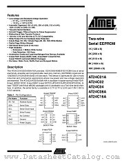 AT24C08AN-10SU-1.8 datasheet pdf Atmel