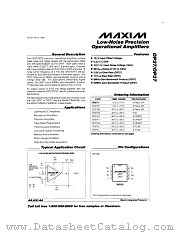 OP37FZ datasheet pdf MAXIM - Dallas Semiconductor