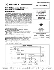MC33411B datasheet pdf Motorola