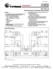 CY7C09169-12AC datasheet pdf Cypress