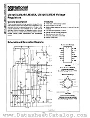 LM125 datasheet pdf National Semiconductor