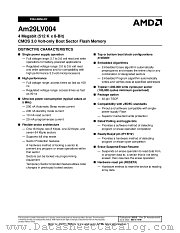 AM29LV004B-150ECB datasheet pdf Advanced Micro Devices