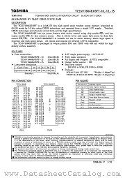 TC55V1664BJ-12 datasheet pdf TOSHIBA