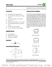 APL1431BEI-TR datasheet pdf ANPEC Electronics Corporation