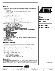 ATF1504AS-10JI68 datasheet pdf Atmel