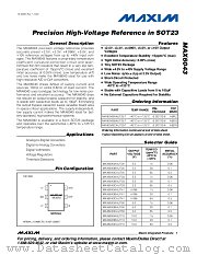 MAX6043BAUT33 datasheet pdf MAXIM - Dallas Semiconductor