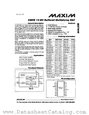 MX7545GCQ datasheet pdf MAXIM - Dallas Semiconductor