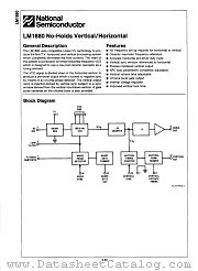 LM1880J datasheet pdf National Semiconductor