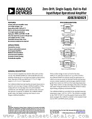 AD8628AR-REEL datasheet pdf Analog Devices