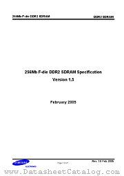 K4T56083QF-GCE6 datasheet pdf Samsung Electronic