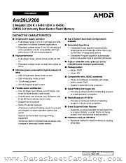 AM29LV200B-90RECB datasheet pdf Advanced Micro Devices