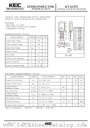TA1275 datasheet pdf Korea Electronics (KEC)