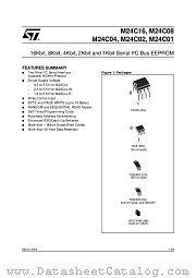 M24C04-WBN3T/W datasheet pdf ST Microelectronics