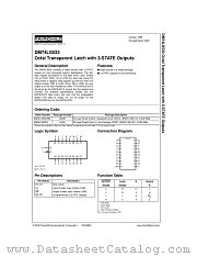 DM74LS533N datasheet pdf Fairchild Semiconductor